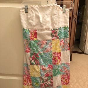 Lilly Pulitzer stapless printed dress size 4